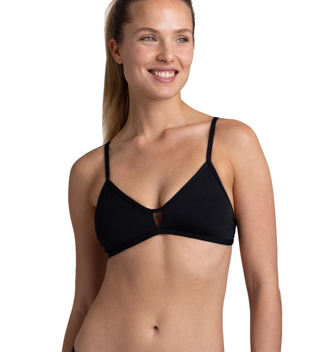 JOLYN Women's Chloe Solid Bikini Top