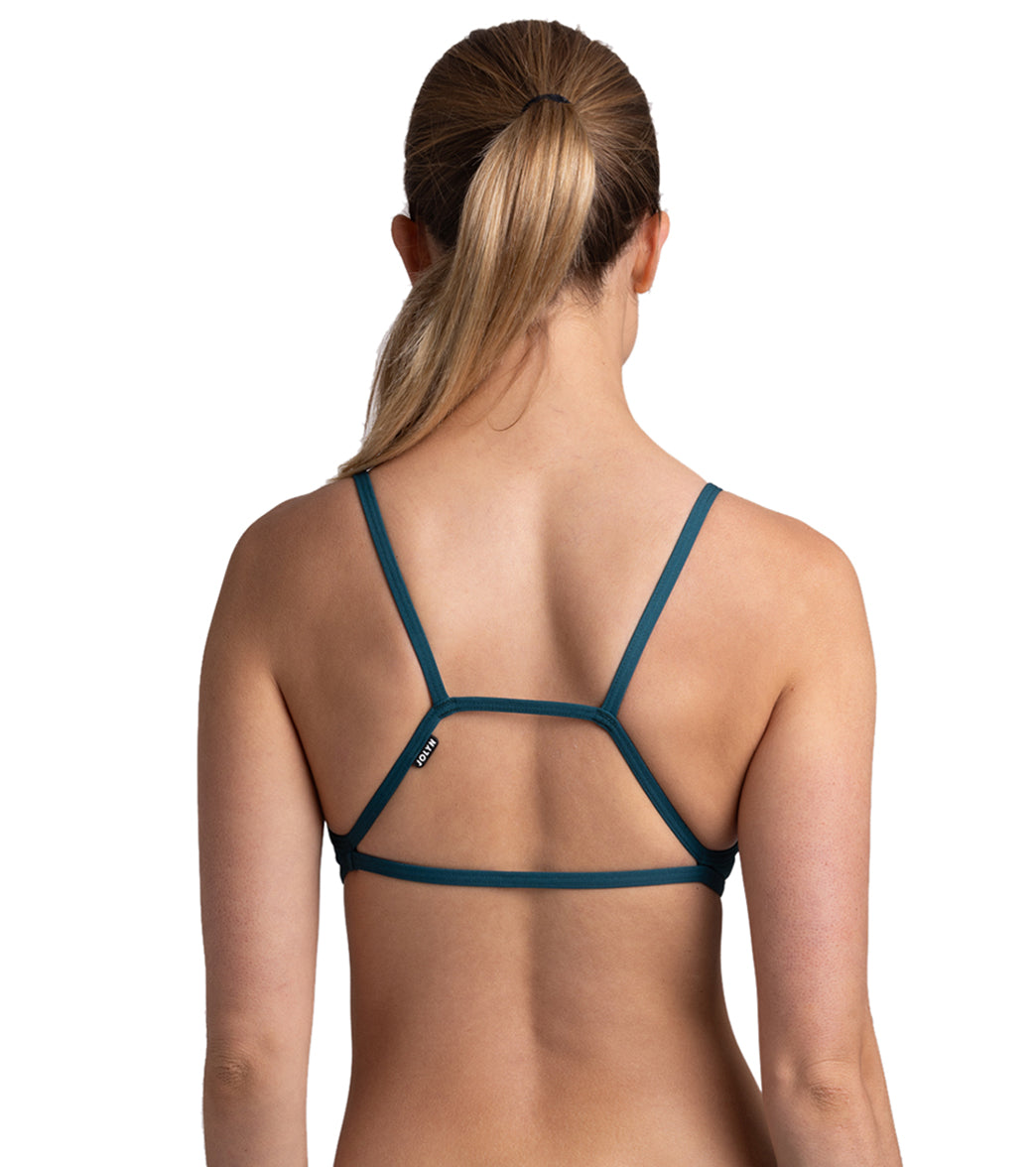 JOLYN Women's Chloe Solid Bikini Top