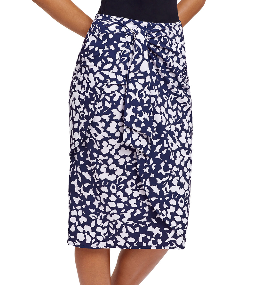 Gottex Modest Women's Long Wrap Tie Swim Skirt