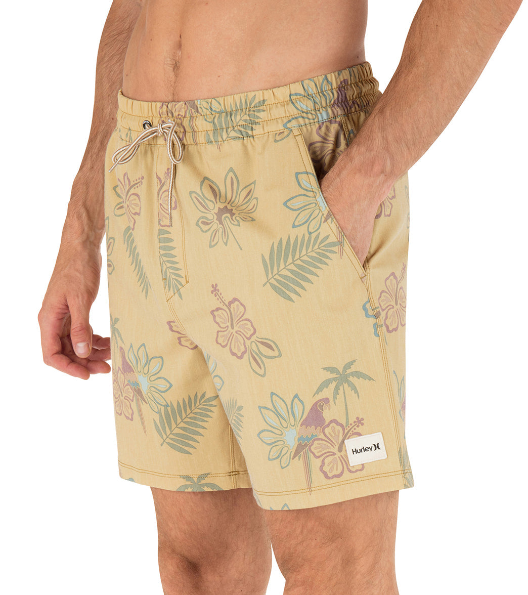 Hurley Men's 17" Phantom Naturals Cannonball Swim Trunks