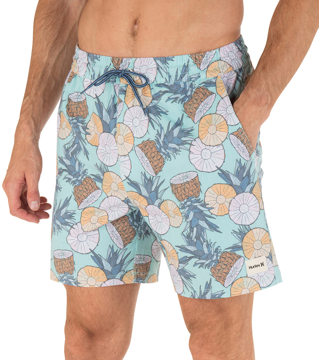 Hurley Men's 17" Phantom Naturals Cannonball Swim Trunks