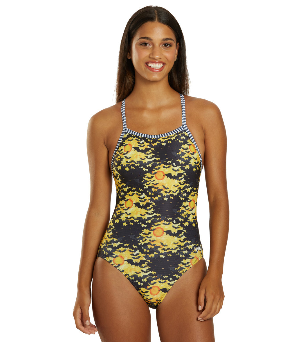 Dolfin Women's V-2 Back One Piece Swimsuit