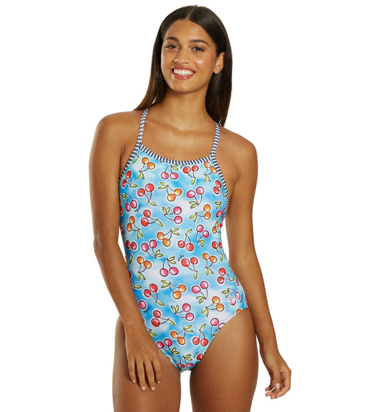 Dolfin Women's V-2 Back One Piece Swimsuit