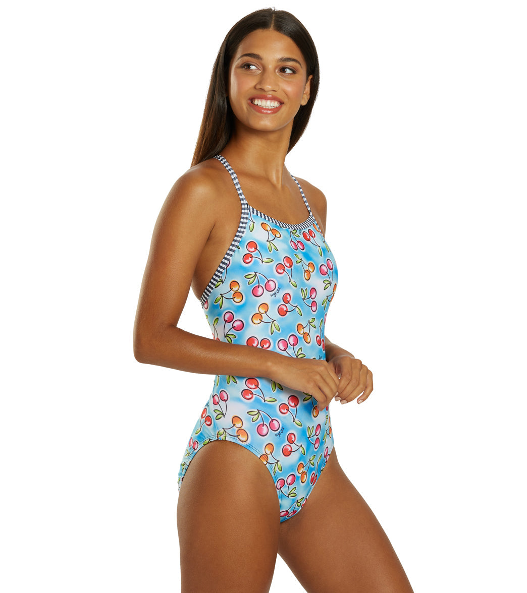 Dolfin Women's V-2 Back One Piece Swimsuit