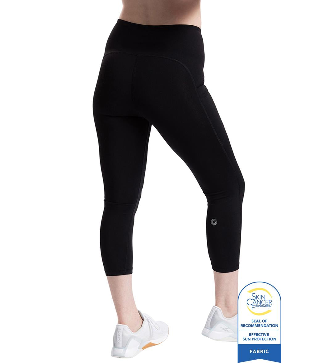 Bloq UV Women's Compression Capri Swim Tights