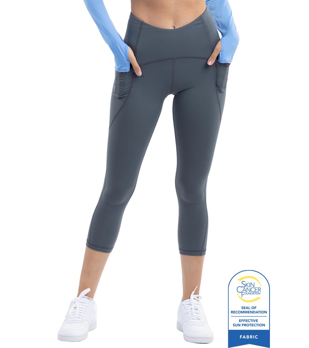 Bloq UV Women's Compression Capri Swim Tights