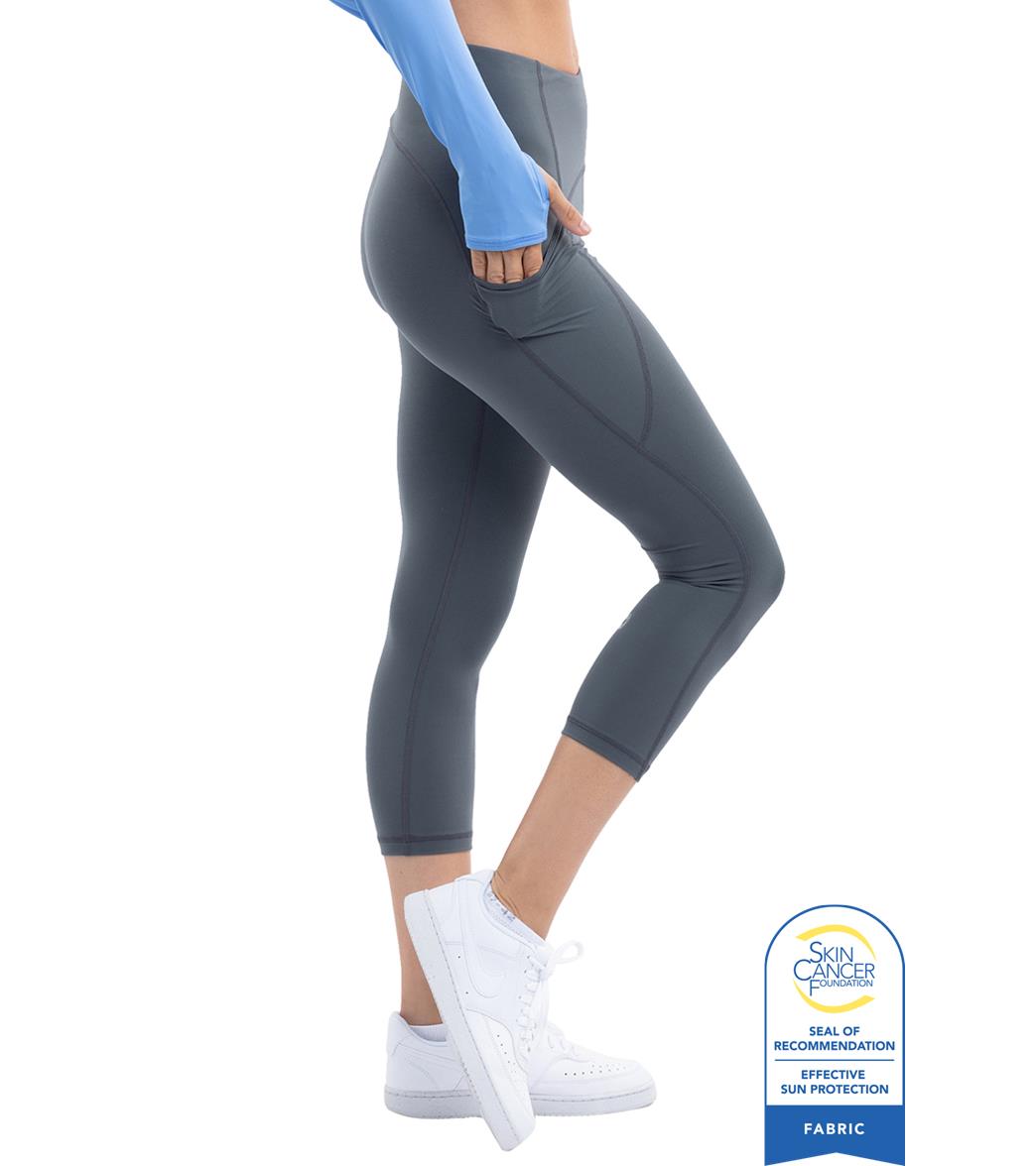 Bloq UV Women's Compression Capri Swim Tights