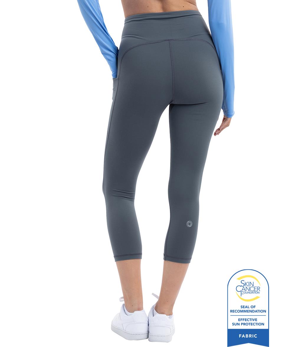 Bloq UV Women's Compression Capri Swim Tights