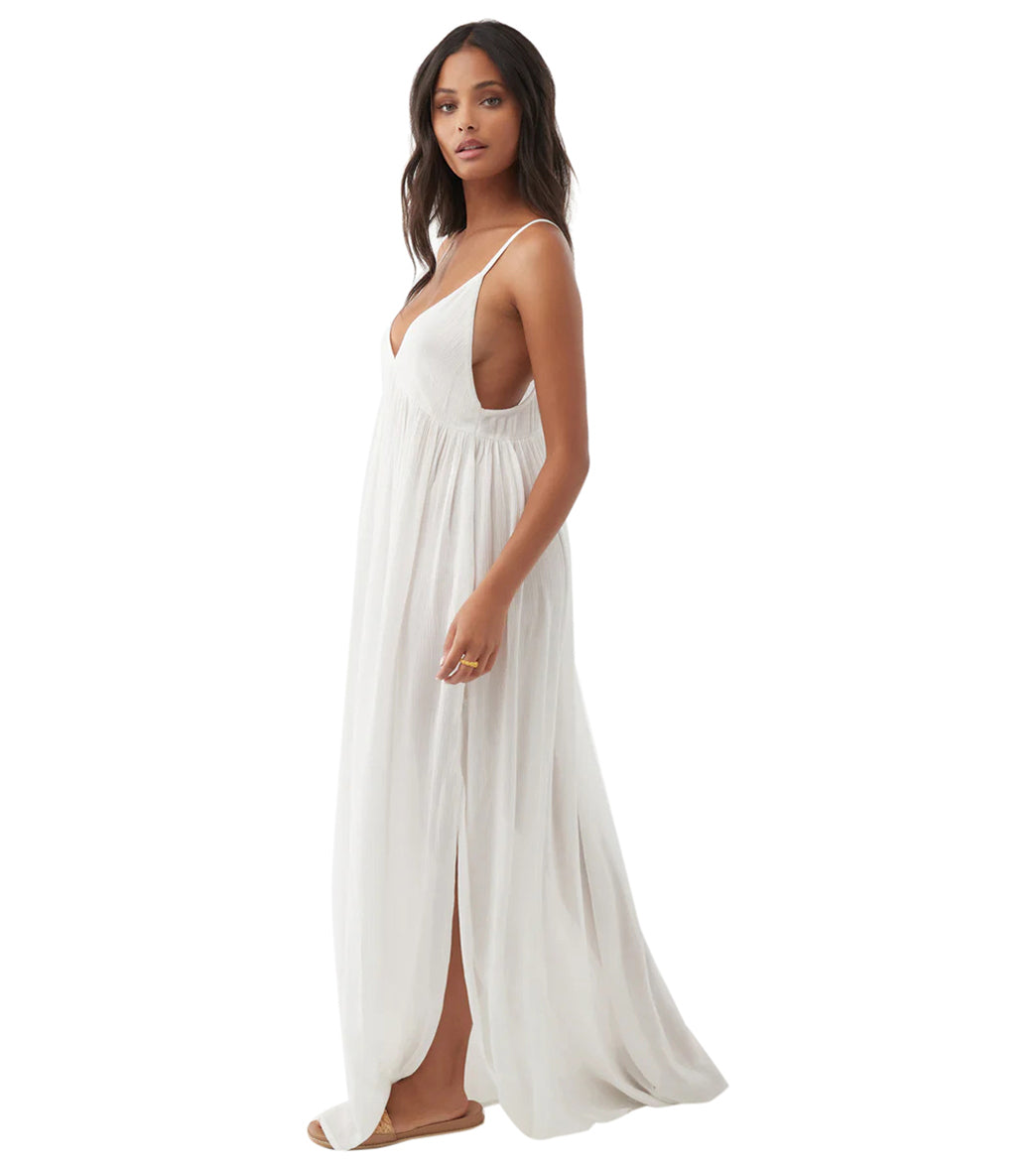 O'Neill Women's Swim Saltwater Solids Mel Maxi Cover Up Dress