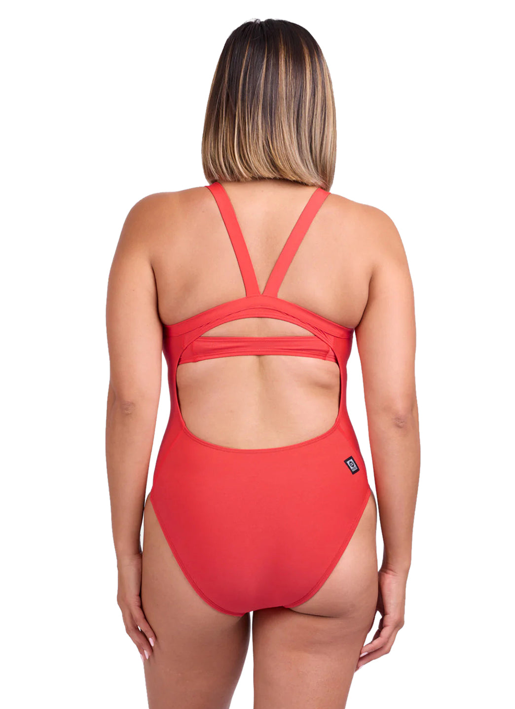 JOLYN Women's Caroline Solid One Piece Swimsuit