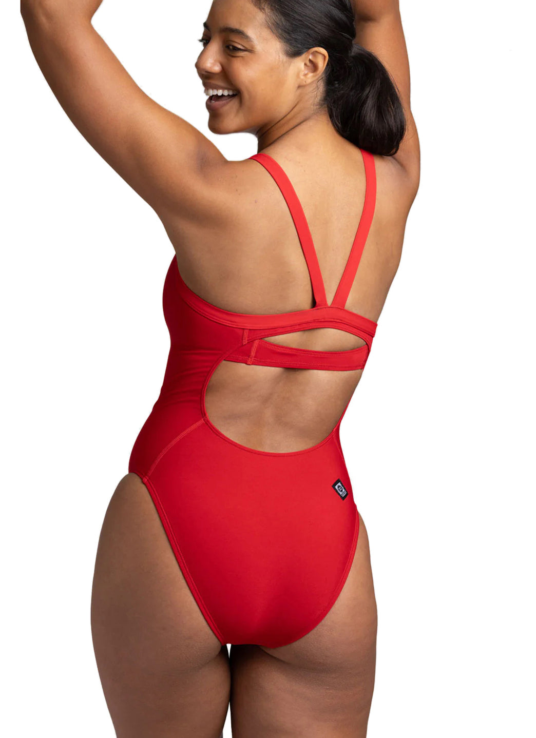 JOLYN Women's Caroline Solid One Piece Swimsuit