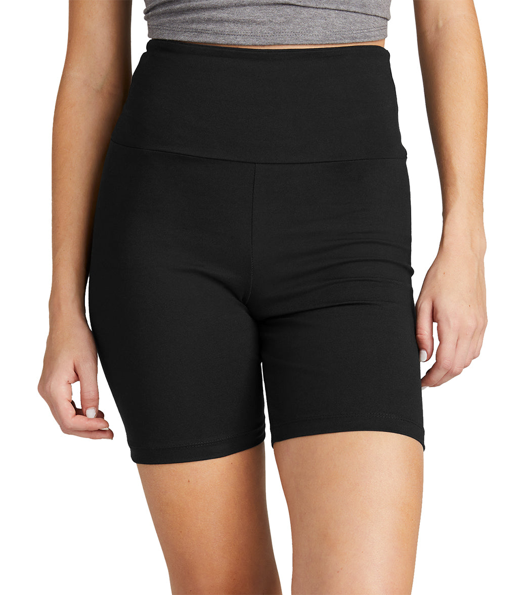 District Women's Flex High-Waist Bike Shorts