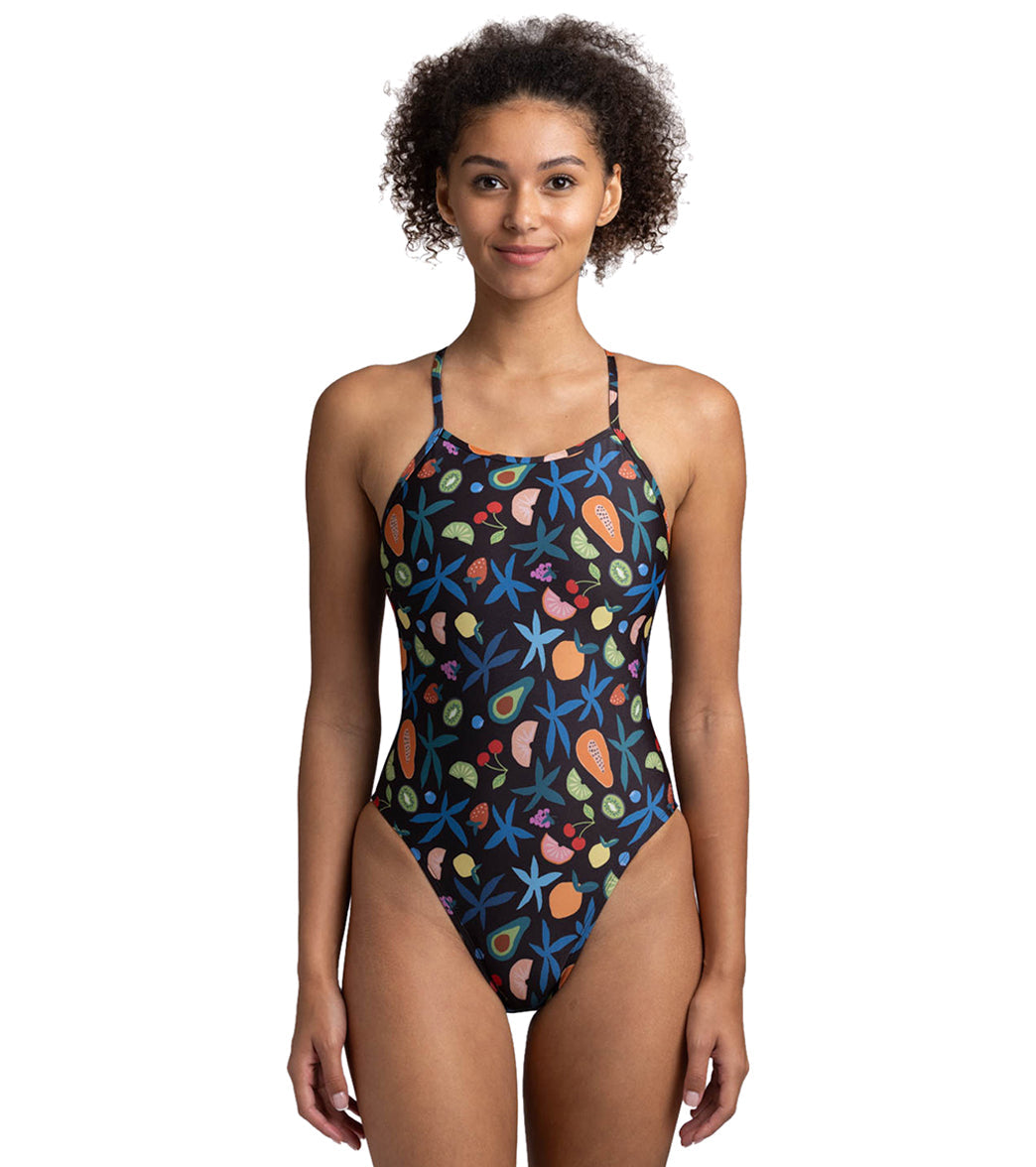 JOLYN Women's Jackson 4 Fruit Basket One Piece Swimsuit