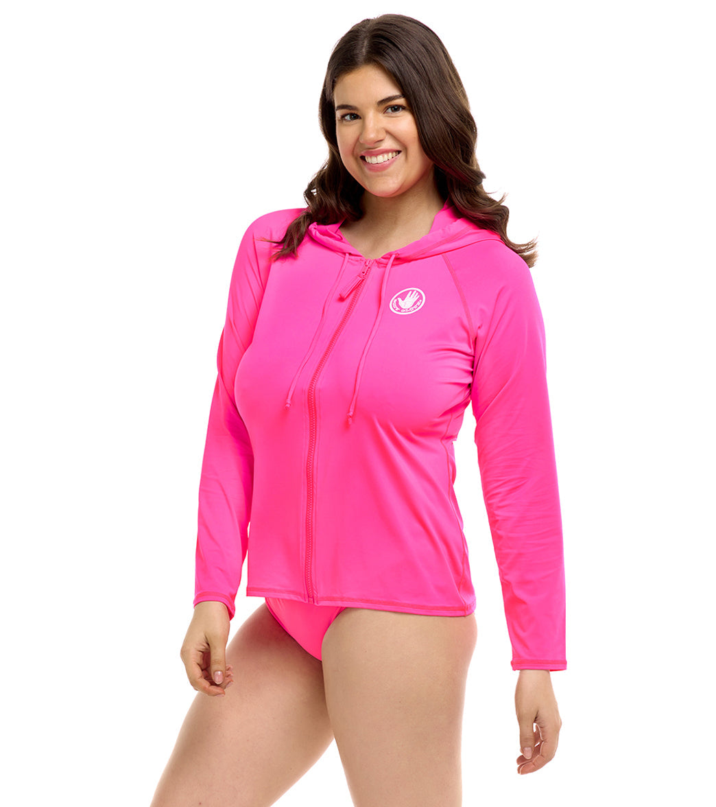 Body Glove Women's Smoothies Mandie Hoodie Rash Guard