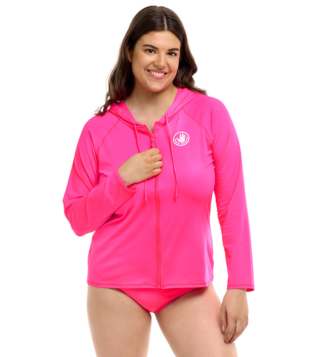 Body Glove Women's Smoothies Mandie Hoodie Rash Guard