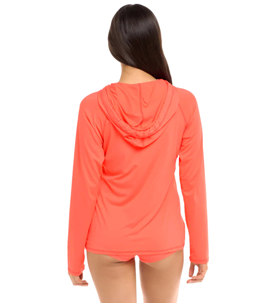 Body Glove Women's Smoothies Mandie Hoodie Rash Guard