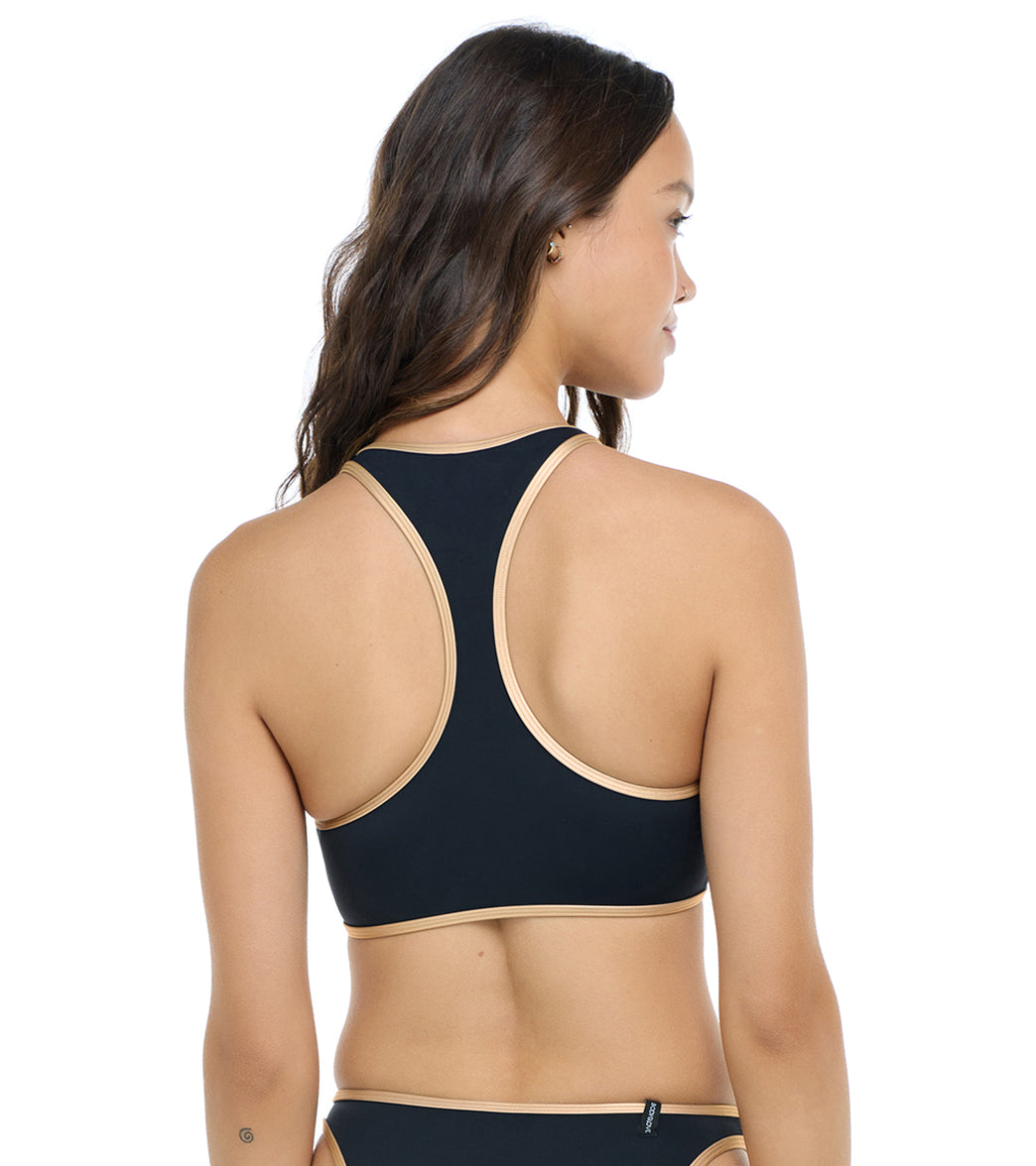 Body Glove Women's Undersea Call Me High Neck Crop Bikini Top