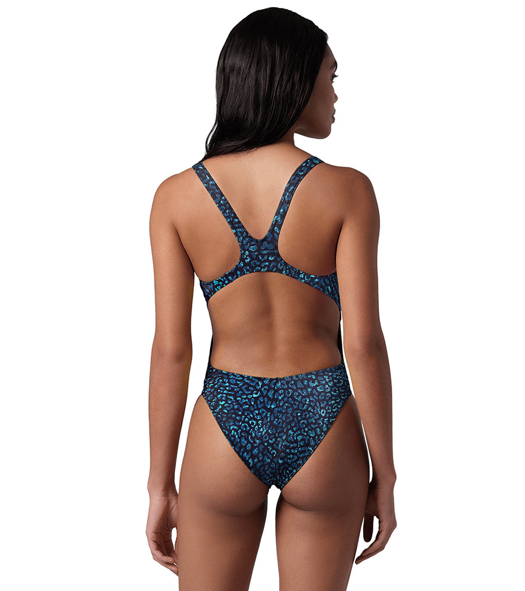 Arena Women's Jungle Cat Tech Back One Piece Swimsuit