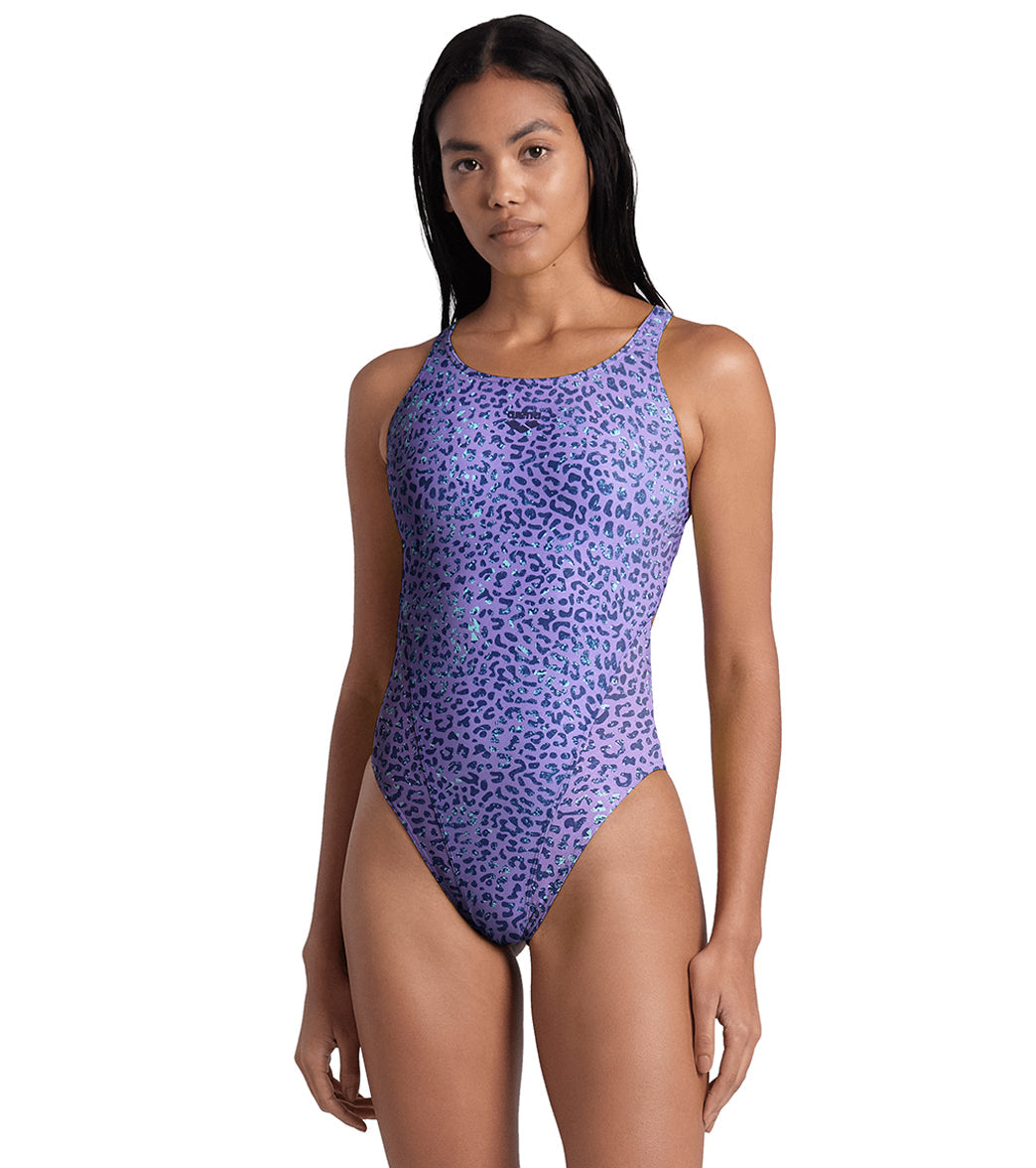 Arena Women's Jungle Cat Tech Back One Piece Swimsuit