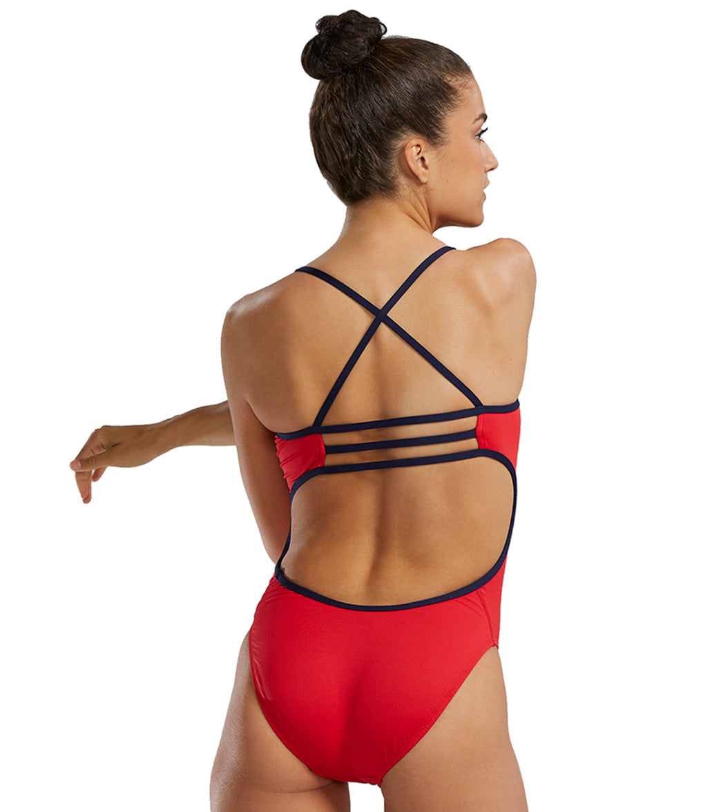 TYR USA Women's Solid Trinityfit One Piece Swimsuit