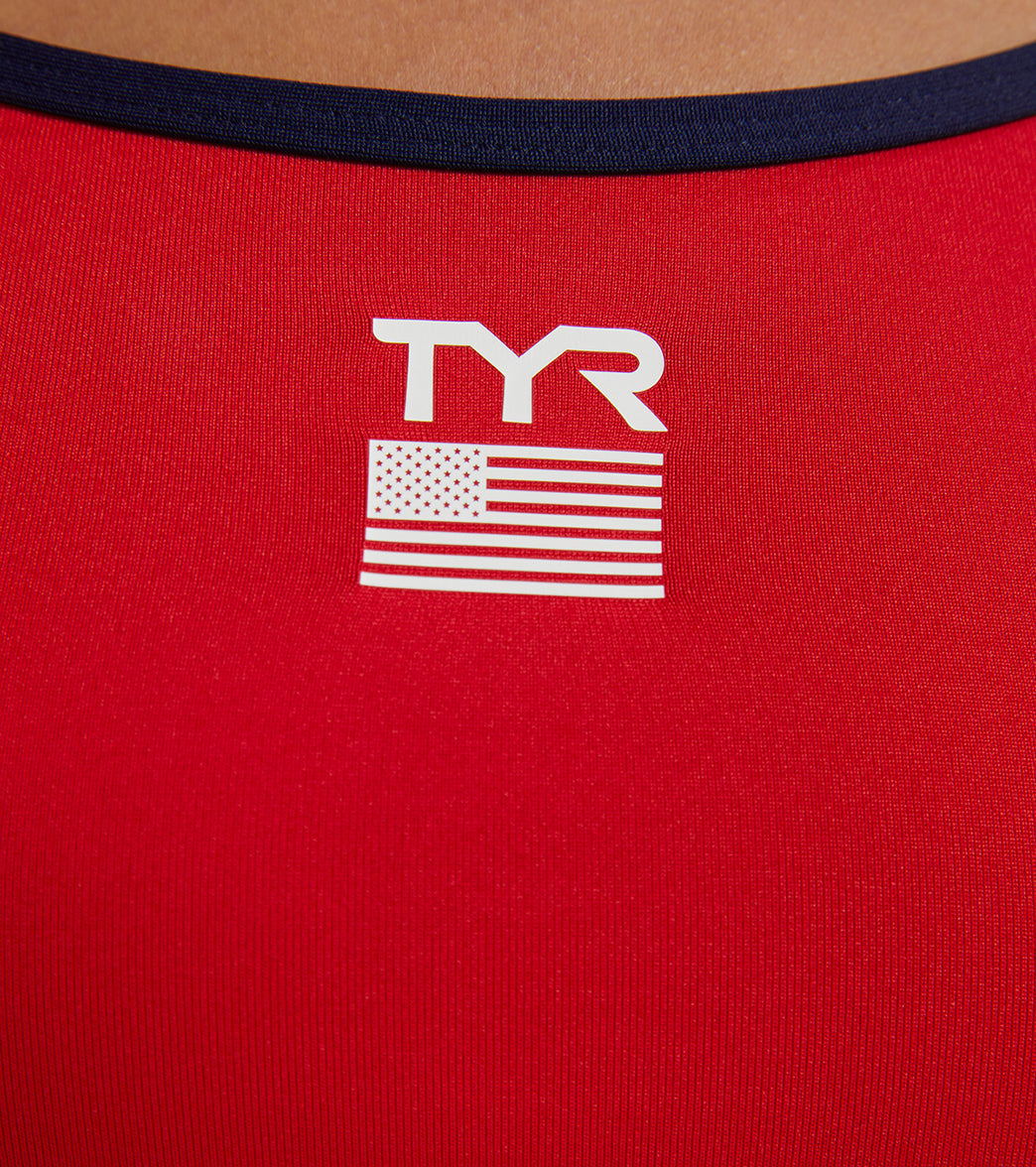 TYR USA Women's Solid Trinityfit One Piece Swimsuit