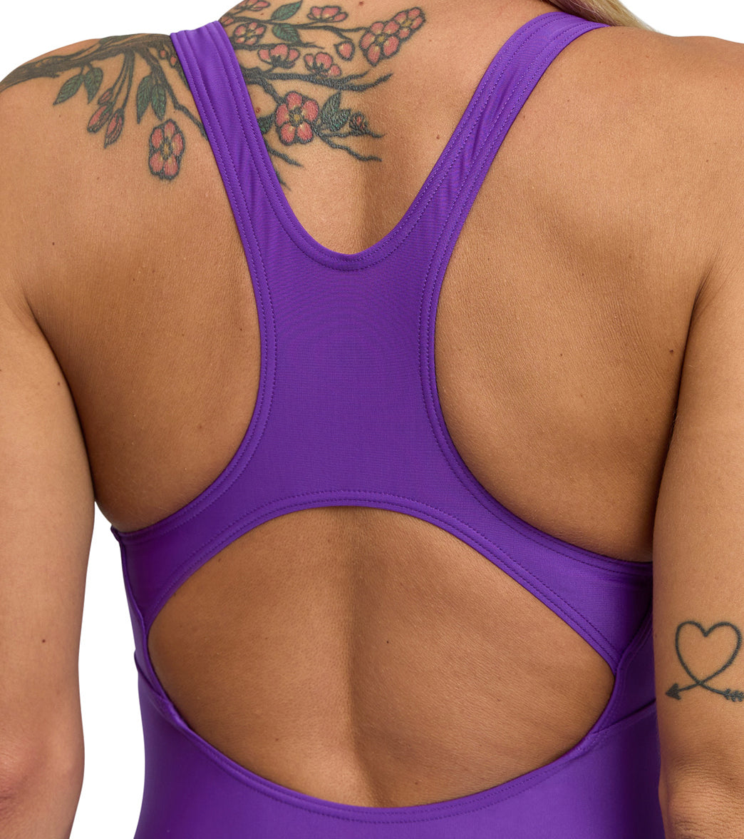 Arena Women's Solid Control Pro Back Chlorine Resistant One Piece Swimsuit