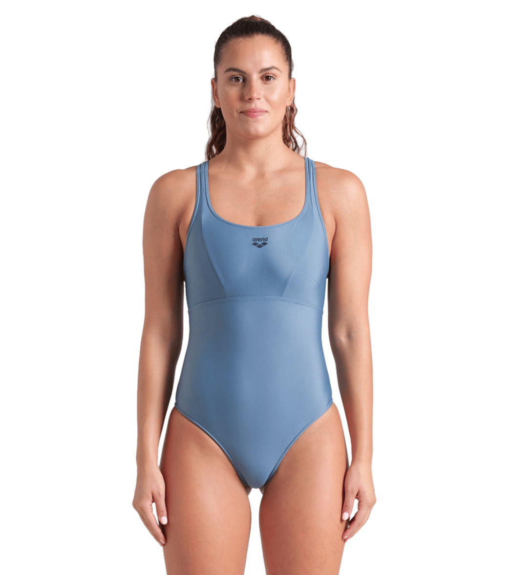 Arena Women's Solid Control Pro Back Chlorine Resistant One Piece Swimsuit