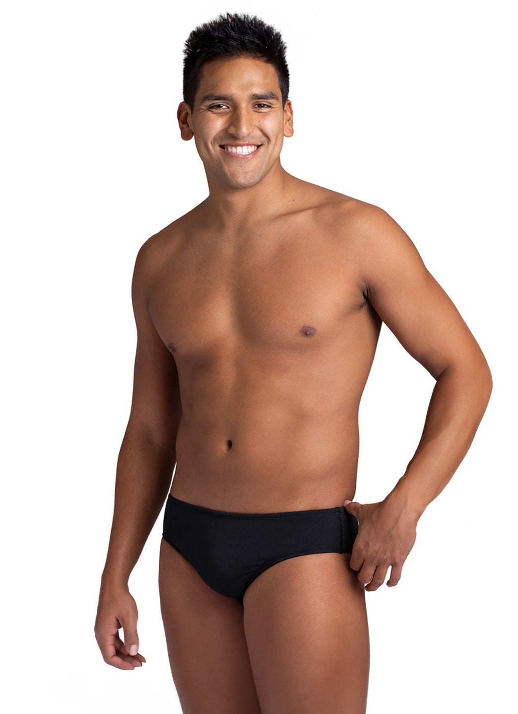 JOLYN Men's Brolyn Solid Brief Swimsuit