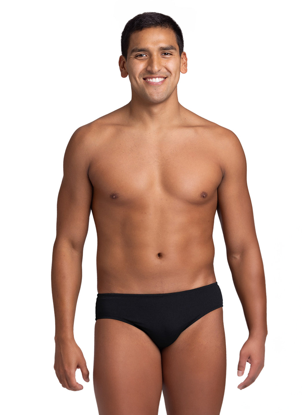 JOLYN Men's Brolyn Solid Brief Swimsuit