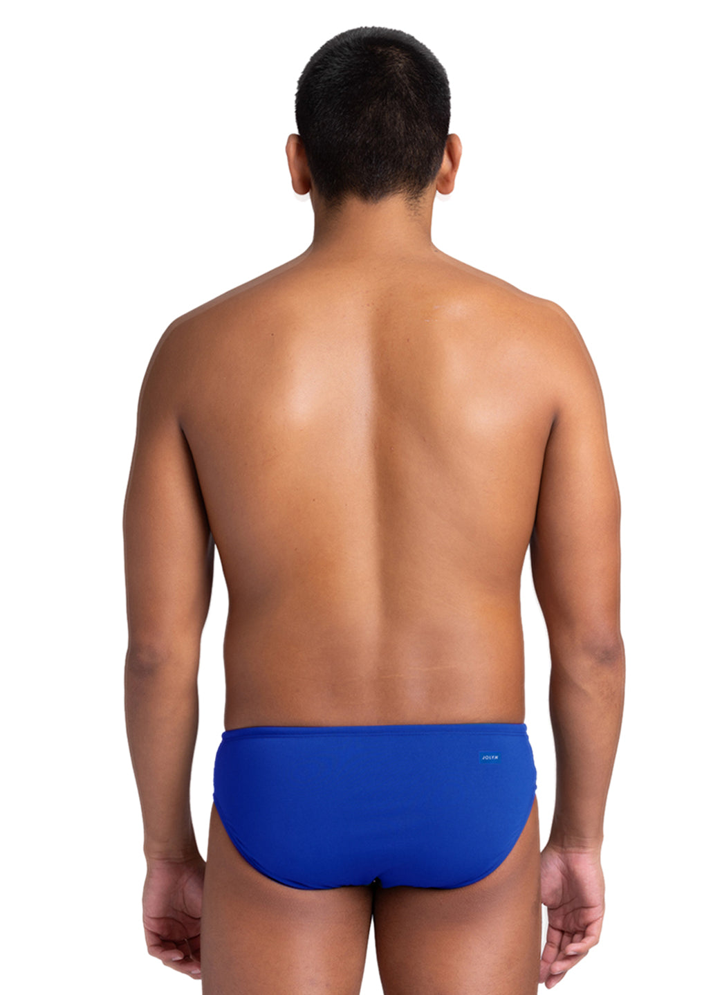 JOLYN Men's Brolyn Solid Brief Swimsuit