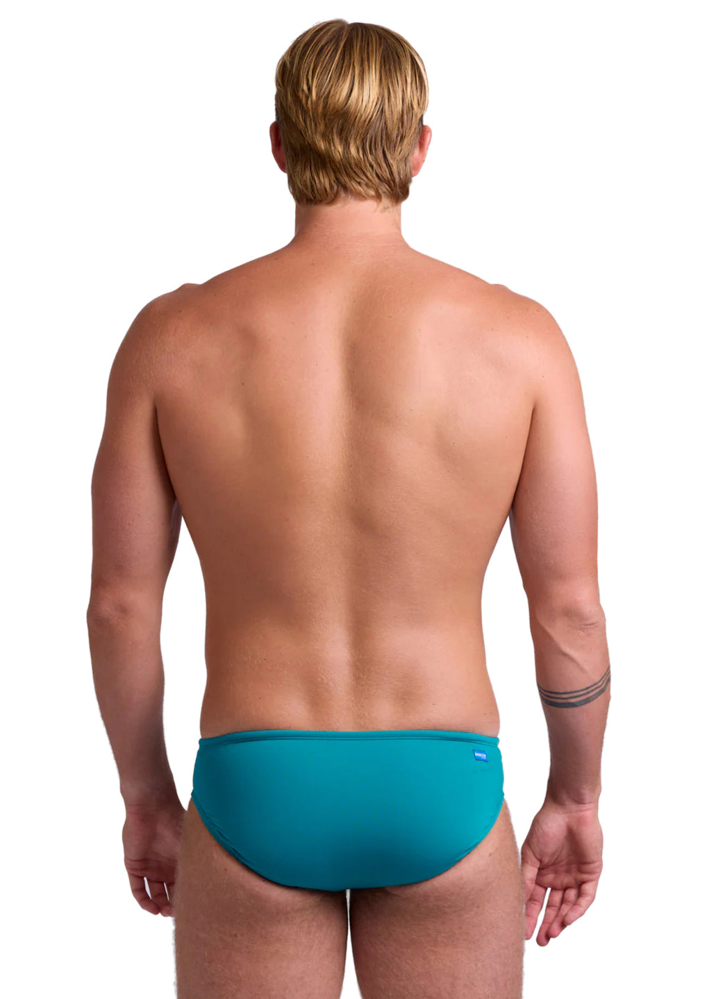 JOLYN Men's Brolyn Solid Brief Swimsuit