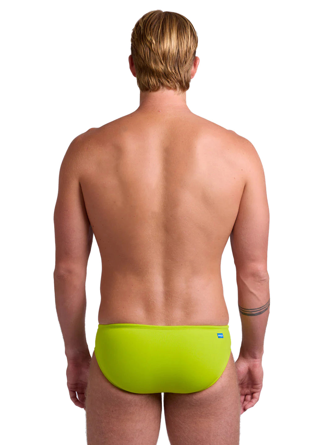 JOLYN Men's Brolyn Solid Brief Swimsuit