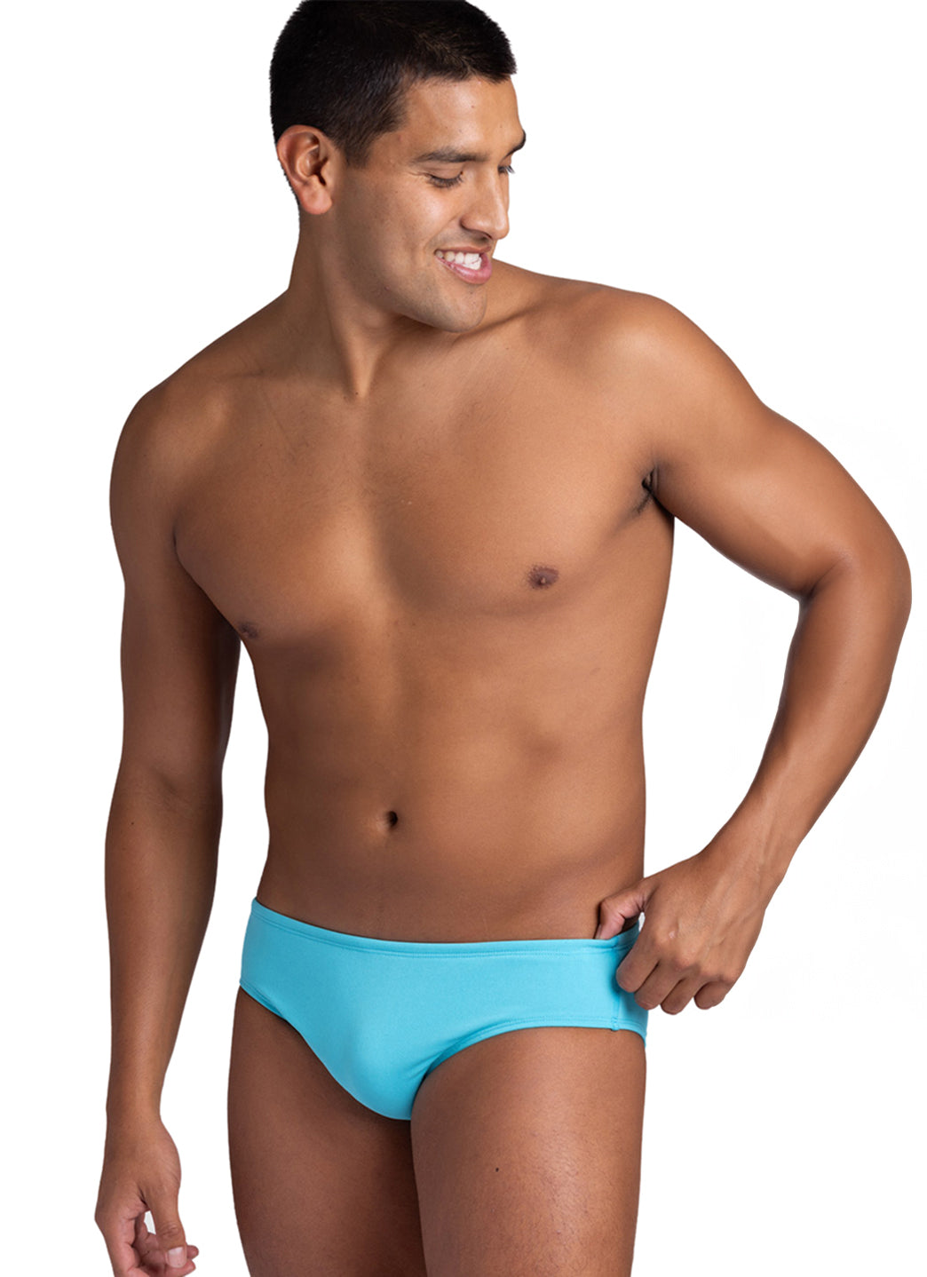 JOLYN Men's Brolyn Solid Brief Swimsuit
