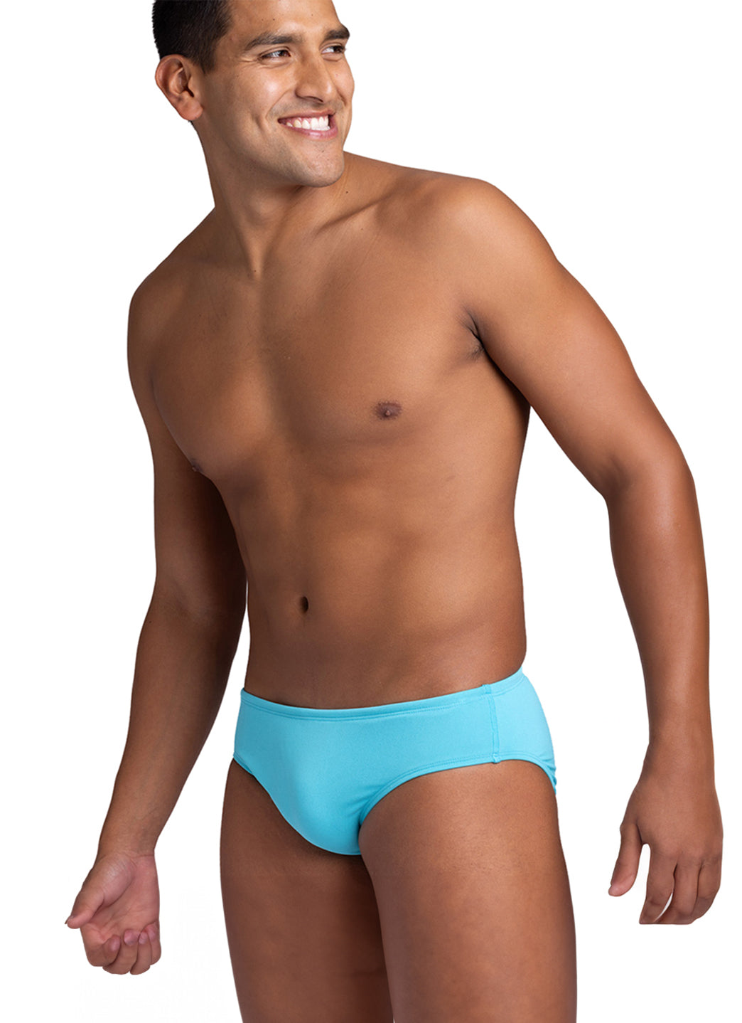 JOLYN Men's Brolyn Solid Brief Swimsuit