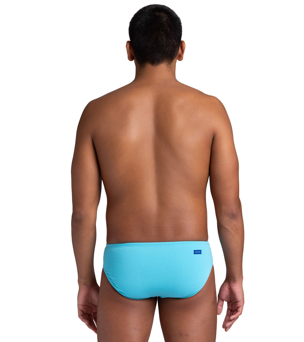 JOLYN Men's Brolyn Solid Brief Swimsuit
