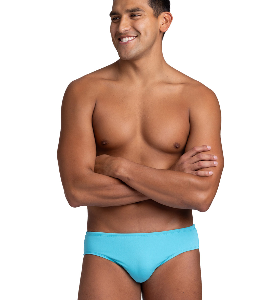 JOLYN Men's Brolyn Solid Brief Swimsuit
