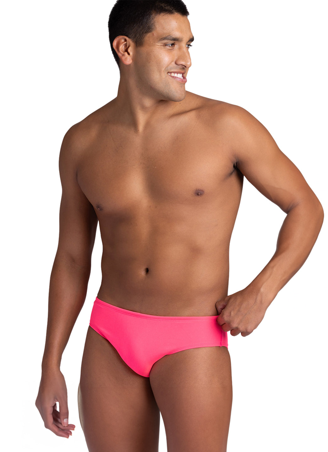 JOLYN Men's Brolyn Solid Brief Swimsuit