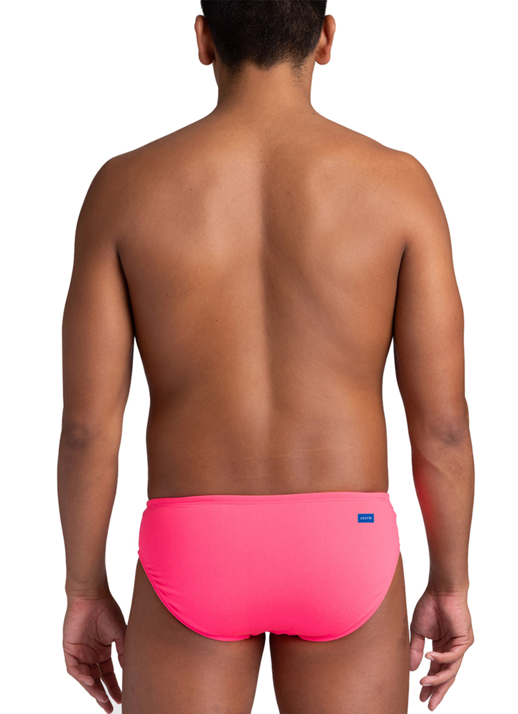 JOLYN Men's Brolyn Solid Brief Swimsuit