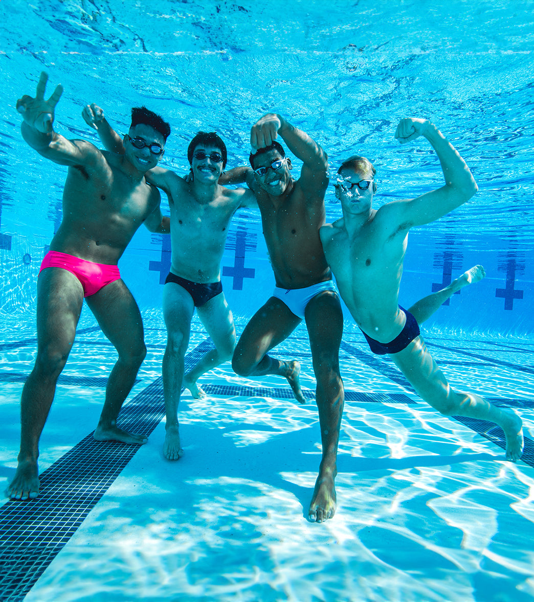 JOLYN Men's Brolyn Solid Brief Swimsuit