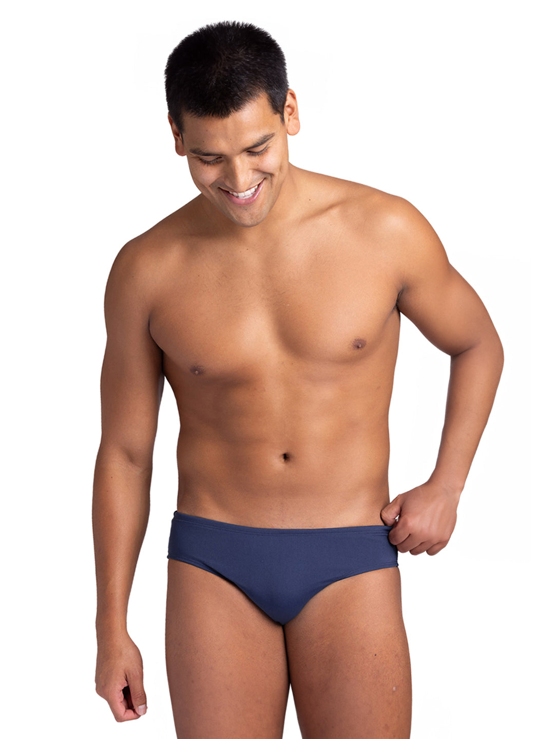 JOLYN Men's Brolyn Solid Brief Swimsuit