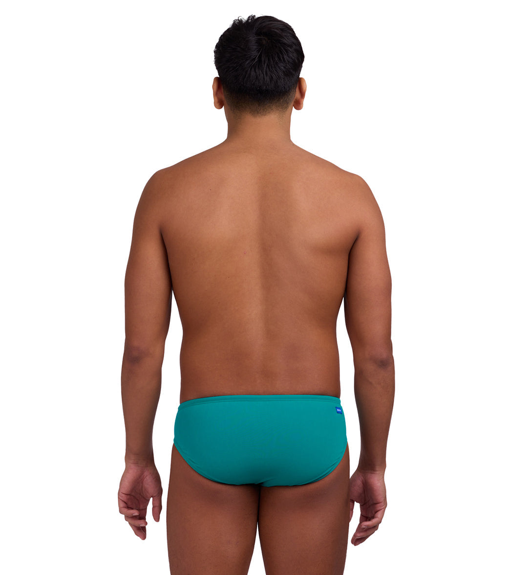 JOLYN Men's Brolyn Solid Brief Swimsuit