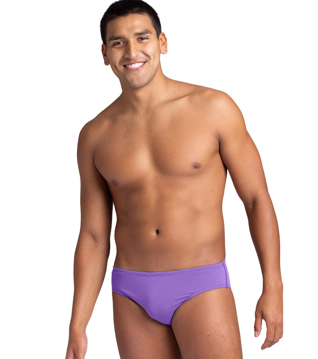JOLYN Men's Brolyn Solid Brief Swimsuit
