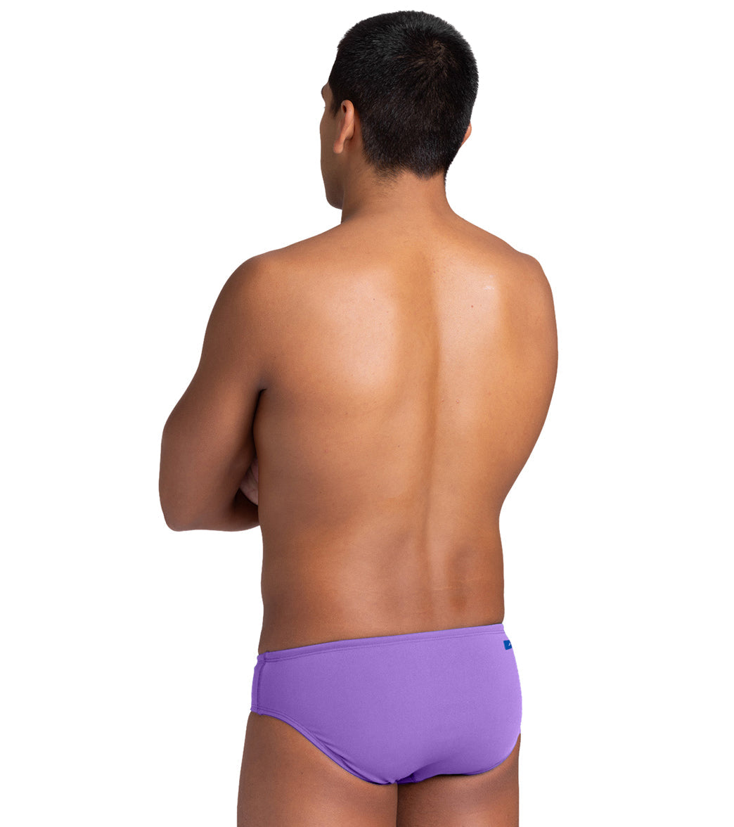 JOLYN Men's Brolyn Solid Brief Swimsuit