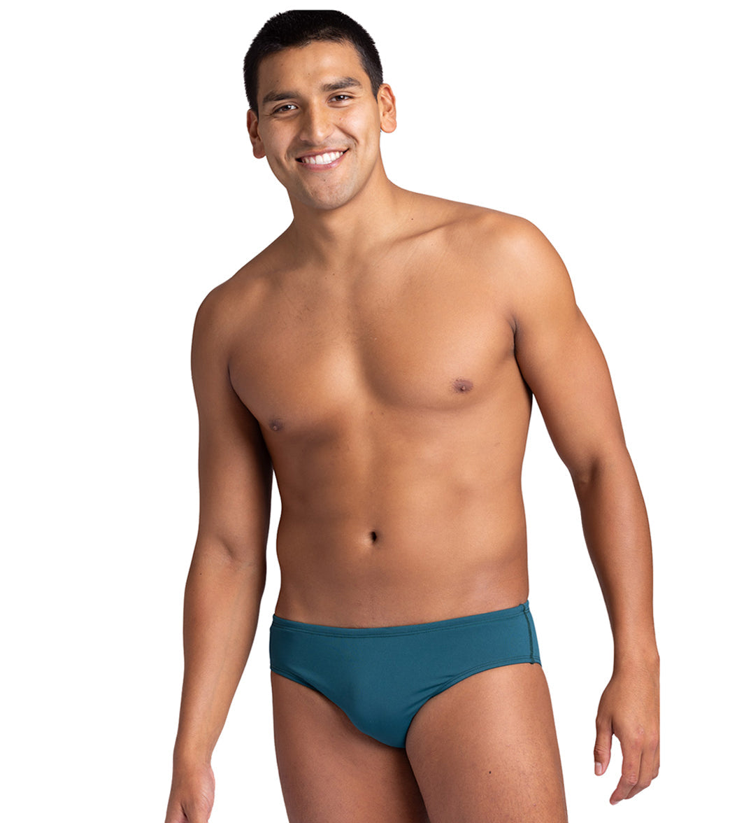 JOLYN Men's Brolyn Solid Brief Swimsuit