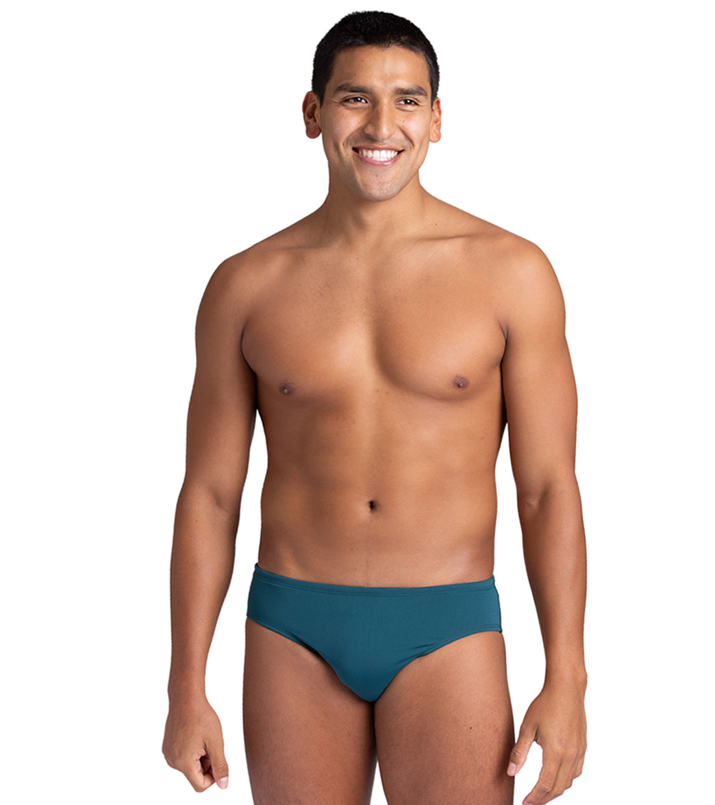JOLYN Men's Brolyn Solid Brief Swimsuit