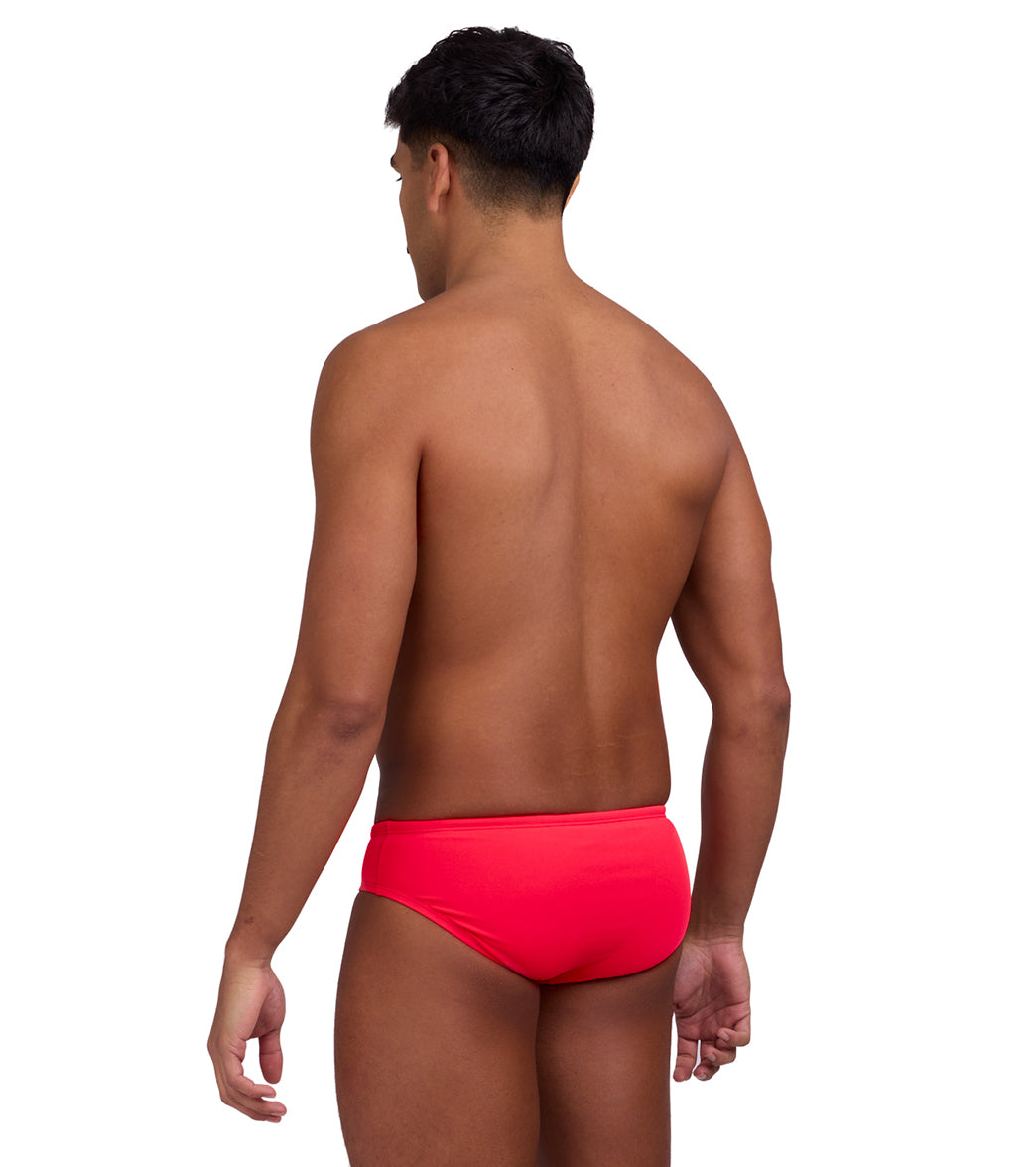 JOLYN Men's Brolyn Solid Brief Swimsuit