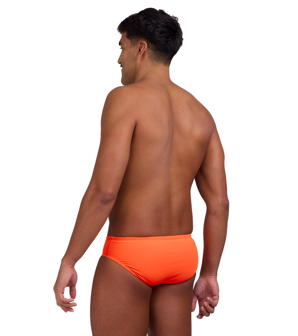 JOLYN Men's Brolyn Solid Brief Swimsuit