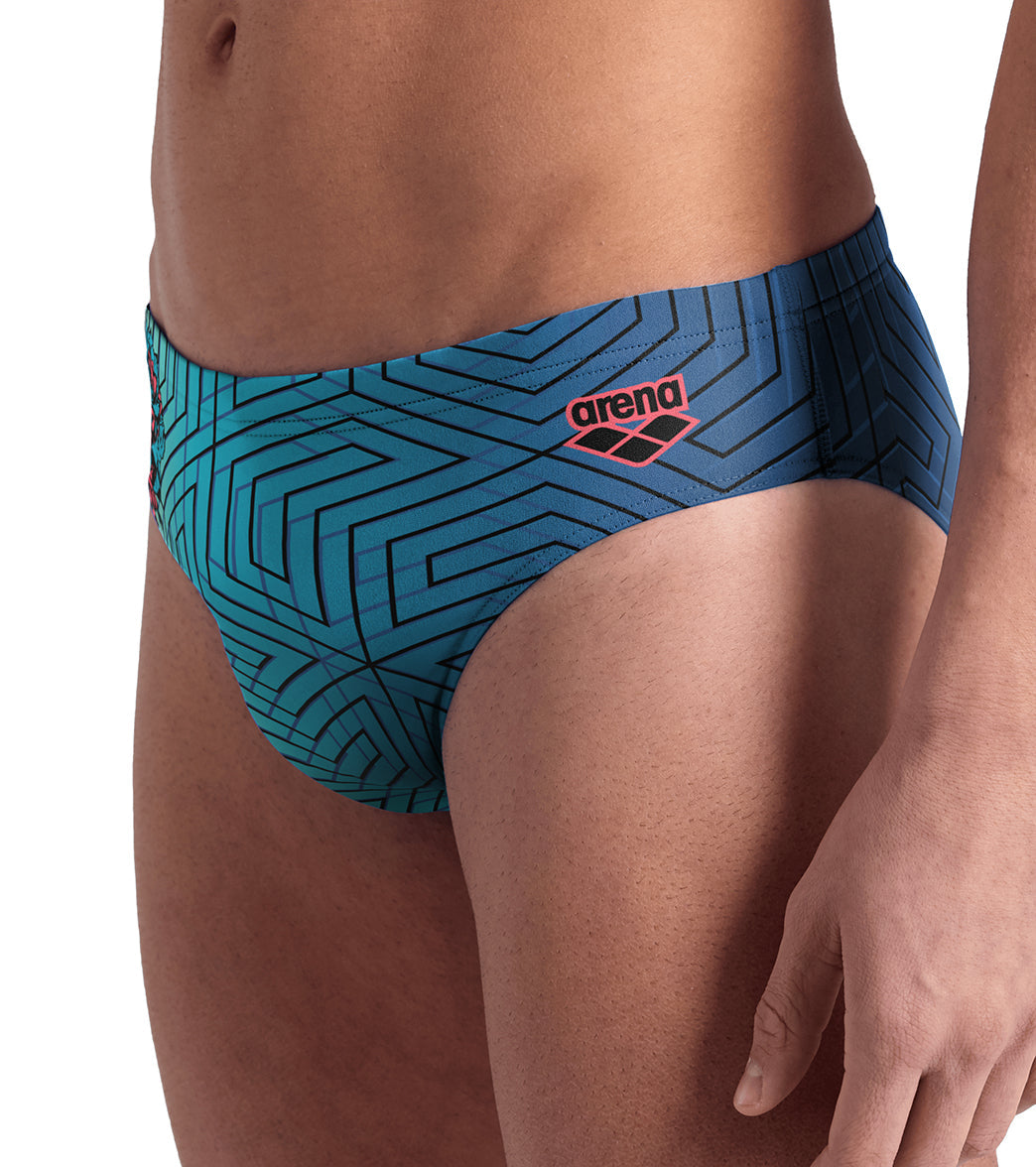 Arena Men's Drew Kibler Roses Brief Swimsuit