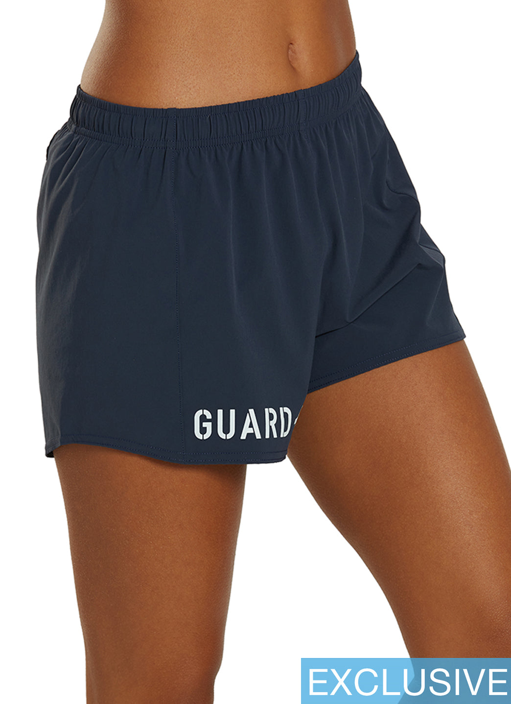 JOLYN Women's Janie 2.0 Lifeguard Logo Run Short