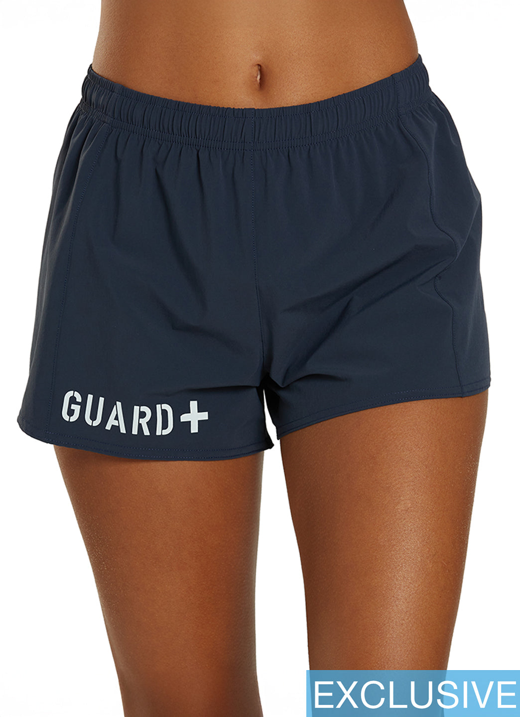 JOLYN Women's Janie 2.0 Lifeguard Logo Run Short